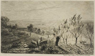 wschód słońca autorstwa Charles Francois Daubigny