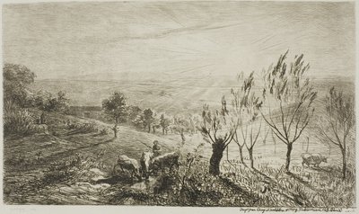 wschód słońca autorstwa Charles Francois Daubigny