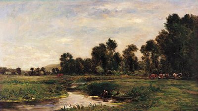 Dolina Arków, Seine-Maritime autorstwa Charles Francois Daubigny
