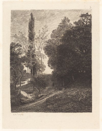 Banki kuzyna (Les Bords du Cousin) autorstwa Charles Francois Daubigny