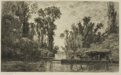 Prom Bezons autorstwa Charles Francois Daubigny