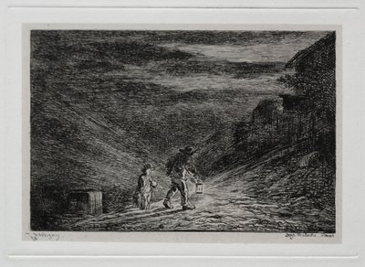 Rejs statkiem: poszukiwanie karczmy autorstwa Charles Francois Daubigny