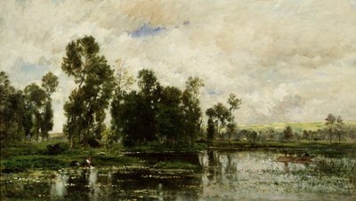 Krawędź stawu autorstwa Charles Francois Daubigny