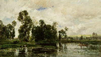 Krawędź stawu autorstwa Charles Francois Daubigny