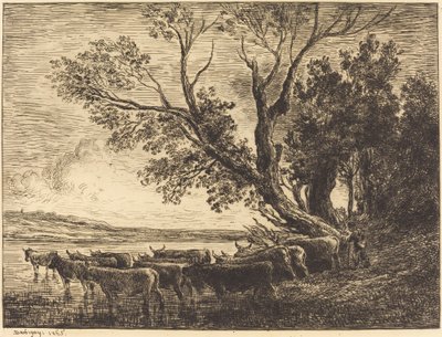 Ford (Le Gue) autorstwa Charles Francois Daubigny