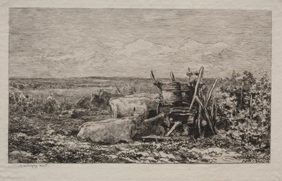 Zbiory winogron autorstwa Charles Francois Daubigny
