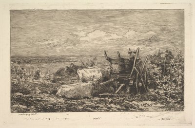 Pamiątka żniwna Morvana, 1865. autorstwa Charles Francois Daubigny