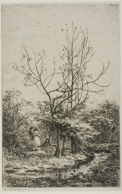 Sad autorstwa Charles Francois Daubigny