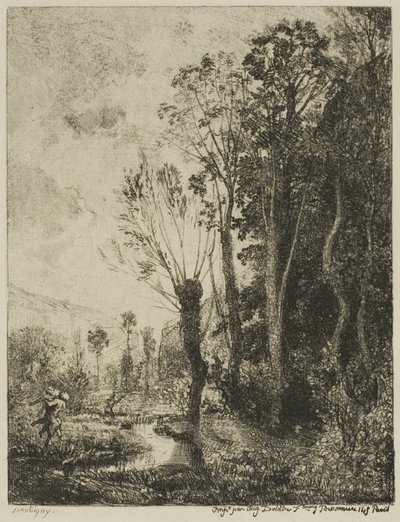 Satyrowie autorstwa Charles Francois Daubigny