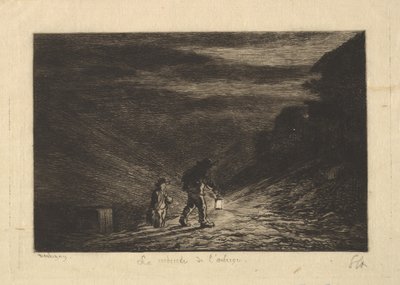 Poszukiwanie karczmy, 1861. autorstwa Charles Francois Daubigny