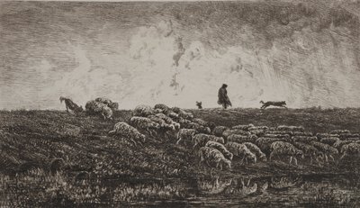 Prysznic autorstwa Charles Francois Daubigny