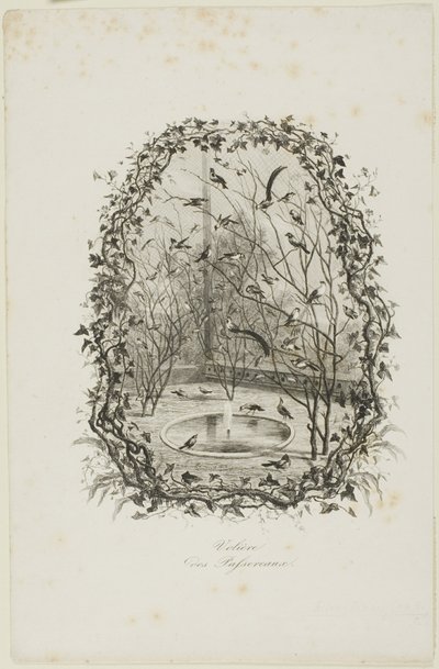 Woliera Wróbla autorstwa Charles Francois Daubigny