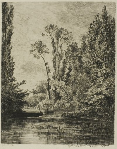 Wyspy Dziewicze w Bezons (Dziura rybacka) autorstwa Charles Francois Daubigny
