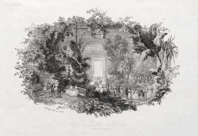 Ogród zimowy autorstwa Charles Francois Daubigny