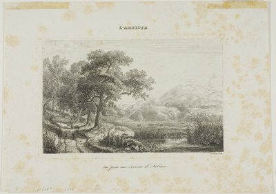 Zobacz zrobione w pobliżu Subiaco autorstwa Charles Francois Daubigny