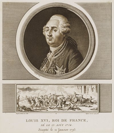 Ludwik XVI. Król Francji autorstwa Charles Francois Gabriel Levachez