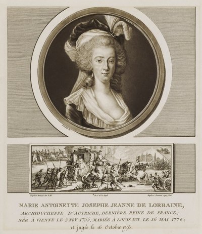 Maria Antonina Josephe Jean de Lorraine autorstwa Charles Francois Gabriel Levachez