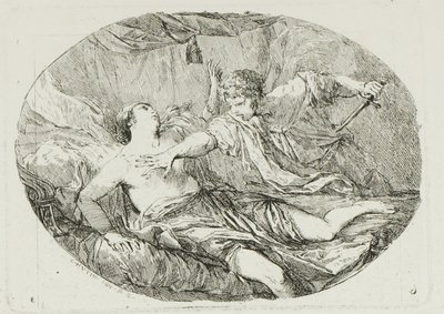 Tarkwin i Lukrecja autorstwa Charles Francois Hutin
