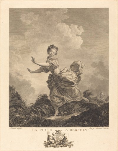 Celowy wyciek autorstwa Charles François Adrien Macret and Jacques Couché after Jean Honoré Fragonard