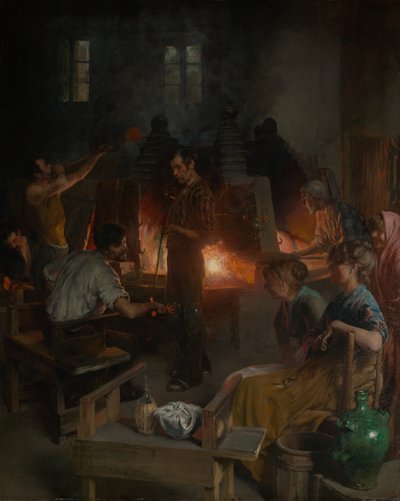 Dmuchawy do szkła z Murano autorstwa Charles Frederic Ulrich