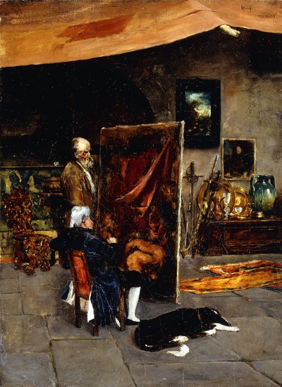 W Pracowni Artysty autorstwa Charles Frederic Ulrich