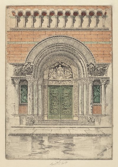 Drzwi, św. Bartłomieja autorstwa Charles Frederick William Mielatz