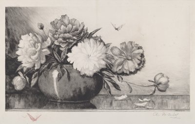 Untitled Peonies in a Bowl, 1890.    1194452   pl       polish Successfully Translated  Original: Sculptuur van Venus en Amor Venus in aedibus Card. Farnesii (title on object) Antieke sculpturen in Rome (series title) Antiquarum statuarum urbis Romae quae  autorstwa Charles Frederick William Mielatz