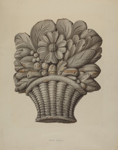 Rzeźbiony ornament autorstwa Charles Garjian