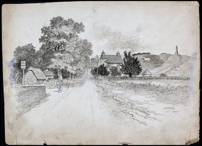 Cherhill, Wiltshire, 1892-1933 autorstwa Charles George Harper