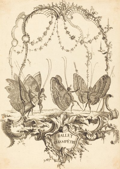 Balet Wiejski autorstwa Charles Germain de Saint Aubin