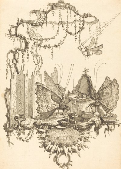 Toaleta autorstwa Charles Germain de Saint Aubin