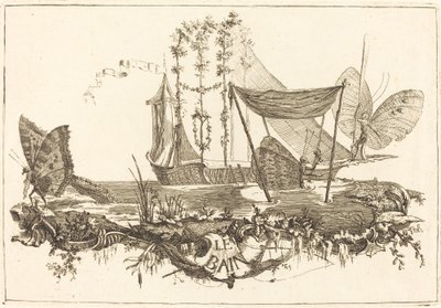 Łazienka autorstwa Charles Germain de Saint Aubin