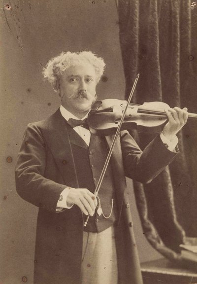 Portret skrzypka i kompozytora Paula de Sarasate 1844-1908, ca. 1890. autorstwa Charles Gerschel