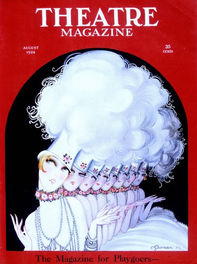 Tancerze kabaretowi na okładce amerykańskiego magazynu Théatre Magazine, sierpień 1924 (grafika) autorstwa Charles Gesmar