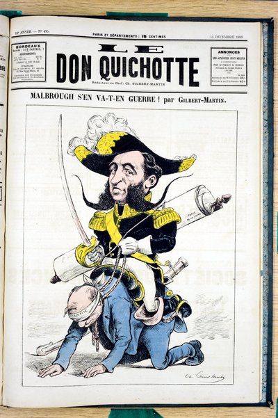 Okładka „”Le Don Kichot””, numer 495, Satyryczny w kolorze autorstwa Charles Gilbert Martin