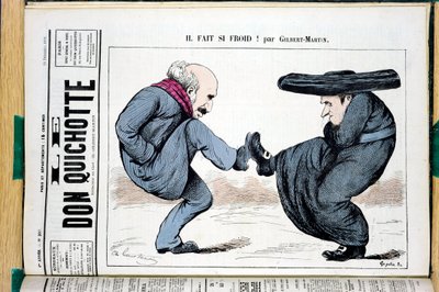 Okładka „Don Kichota”, numer 287, Satirique en Colors autorstwa Charles Gilbert Martin