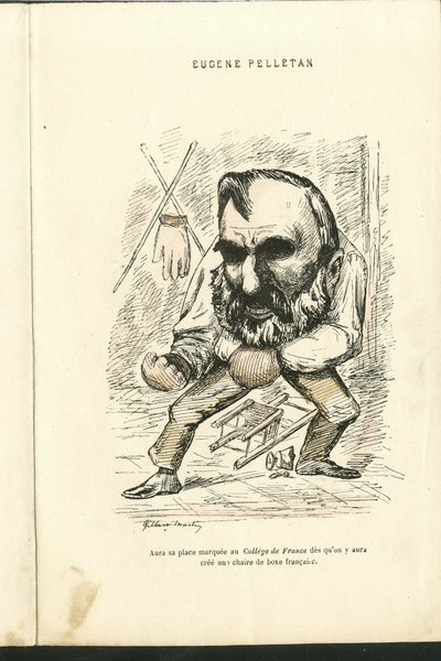 Ilustracja Charlesa Gilberta-Martina (1839-1905) w „” Współczesnych Grymasach”” autorstwa Charles Gilbert Martin