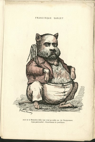Ilustracja Charlesa Gilberta-Martina (1839-1905) w „” Współczesnych Grymasach”” autorstwa Charles Gilbert Martin
