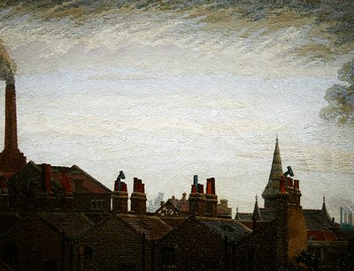 Dachy, Pimlico autorstwa Charles Ginner