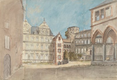 Ruiny zamku w Heidelbergu autorstwa Charles Gore
