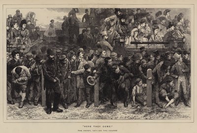 Nadchodzą!, Derby, 1871, Na kursie autorstwa Charles Green