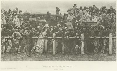 Nadchodzą: Derby Day (wklęsłodruk) autorstwa Charles Green