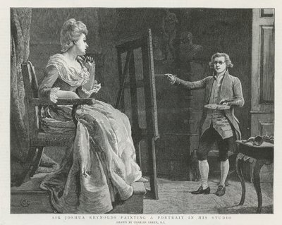 Sir Joshua Reynolds w Londynie autorstwa Charles Green