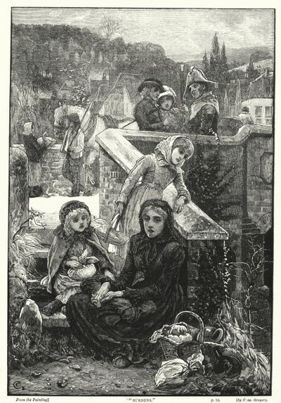 „Brzemię” (grawerowanie) autorstwa Charles Gregory