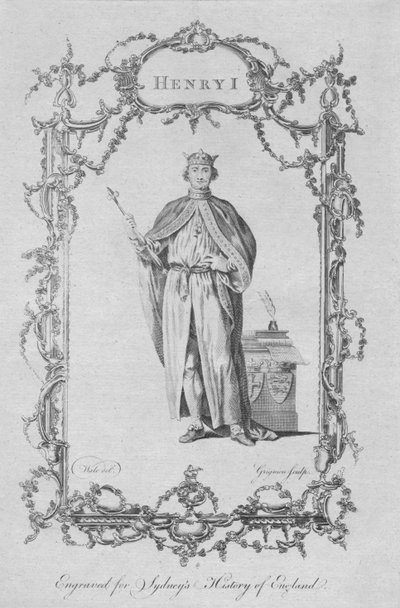 Henryk I, 1773. autorstwa Charles Grignion