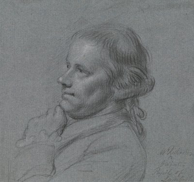 Studium portretowe Johna Inigo Richardsa, RA autorstwa Charles Grignion