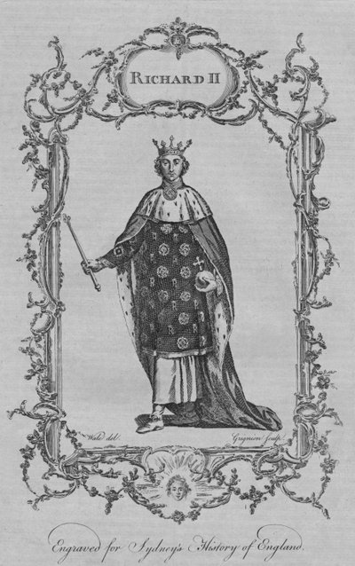 Ryszard II, 1773. autorstwa Charles Grignion