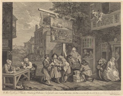 Akwizycja dla głosów autorstwa Charles Grignion after William Hogarth