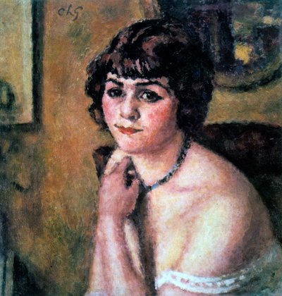 „Głowa młodej dziewczyny”, 1909 autorstwa Charles Guerin