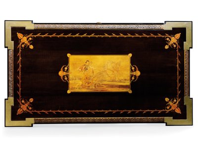 Stół Napoleona III, proj. Jean Brandely, intarsja E. Varlot, Paryż, ok. 1850-75 (ormolu, złocona miedź, heban i jawor) autorstwa Charles Guillaume Diehl